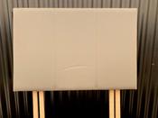 €29 Grey Leatherette Headboard 3ft Wide image