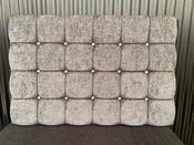 €99.00 4ft6" Diamond Grey headboard image