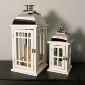Julie Chrome White Lanterns image