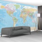 World Atlas map Mural 315 X 232 cm