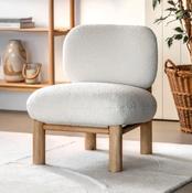 Kubbe Boucle Chair Vanilla