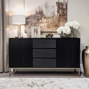 Raya 2 Door 3 Drawer Black &amp; Gold Sideboard