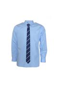Navy/ Blue White Stripe Tie