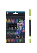 Pkt.12 Quick Drying Art Markers - Spectrum