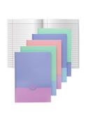 Fusion Pastel A4 160pg Lay Flat Hardback Notebook - Asst image