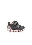 Geox Baby Girls Trainer IUPIDOO Dk Grey Silver image