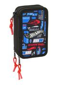 Hot Wheels Triple 37 pc Pencil Case