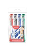 Pkt.4 Jumbo Chisel Tip Dry Eraser Markers