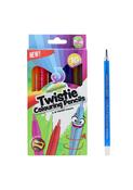 Pkt.10 Twisties Colouring Pencils image