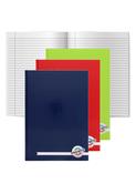 Pkt.3 A4 160pg Hardback Notebook - Asst image