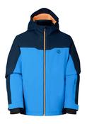 Kids' Piste Ski Jacket - Navy/ Athletic Blue image