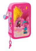 Trolls 28pc Small Double Pencil Case