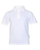 Plain White Polo Shirt image