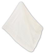 Sarah Louise ivory Christening Shawl 000008