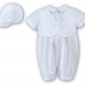 Sarah Louise white Short sleeve  Romper