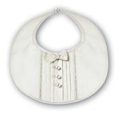 Sarah Louise ivory Bib