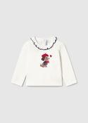 Mayoral girls jumper , shorts and top set 2090 image