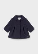 Mayoral baby girls navy coat 2407 image
