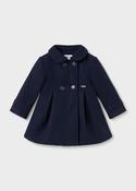 Mayoral girls navy woolen coat 2415 image