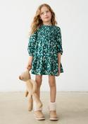 Mayoral Girls printed velvet dress 4926 image