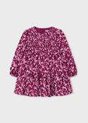 Mayoral Girls printed velvet dress 4926 image