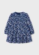 Mayoral Girls printed velvet dress 4926 image