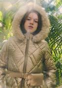 Abel &amp; Lula belted puffer jacket 5814 image