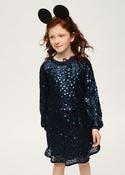 Mayoral Navy Sequin dress 7938