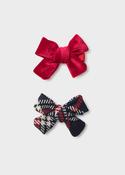 Mayoral set of 2 hair clip 10261 red image