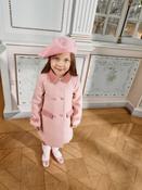 Elegant pale pink coat with refined details image