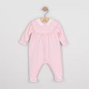 Emile et rose pink Maddy velour Babygrow