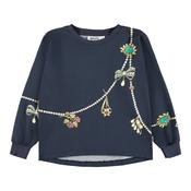 Girls Molo Reniza jewellery drape Top