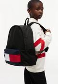Tommy Hilfiger black essential flag backpack image