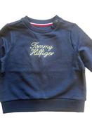 Tommy Hilfiger crew neck dark night navy sweatshirt image