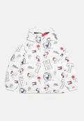 Tommy Hilfiger Peanuts® print relaxed hooded puffer jacket