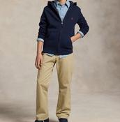 Ralph Lauren teen boys navy full zip sweater