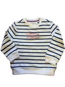 Tommy Hilfiger crew neck ancient white stripes sweatshirt image