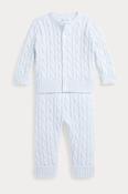 Ralph  Lauren Cable Knit Pale blue 2piece