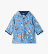 Hatley Blue Little Pups Raincoat 12months-6years image