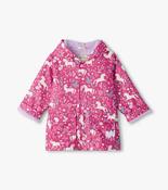 Hatley Girls Unicorn Forest Raincoat 12months-6years image