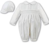 Sarah Louise Long sleeve Ivory Romper