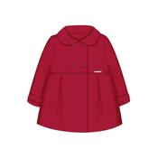 Mayoral girls red woolen coat 2415