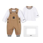 BOSS Boys Dungaree Set J53301 image