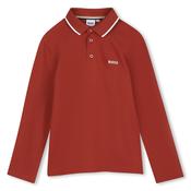 BOSS Crimson Long sleeve polo shirt J53376
