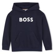 BOSS Navy logo hoodie J53396 image