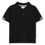 BOSS Black short sleeve polo shirt Mini Me J53484 image
