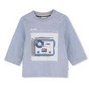 BOSS Boys Pale Blue long sleeve top J53503 image