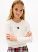 tommy hilfiger white heritage rib top image