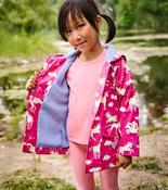 Hatley Girls Rainbow Unicorns Raincoat image