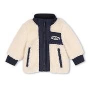 Timberland Cream and navy fleece T61032